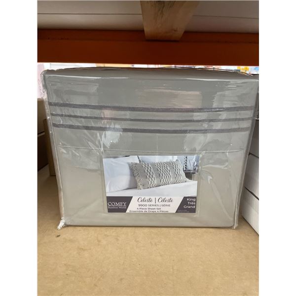 Comfy Casa Celeste 9900 Series 4-Piece King Bedding Set