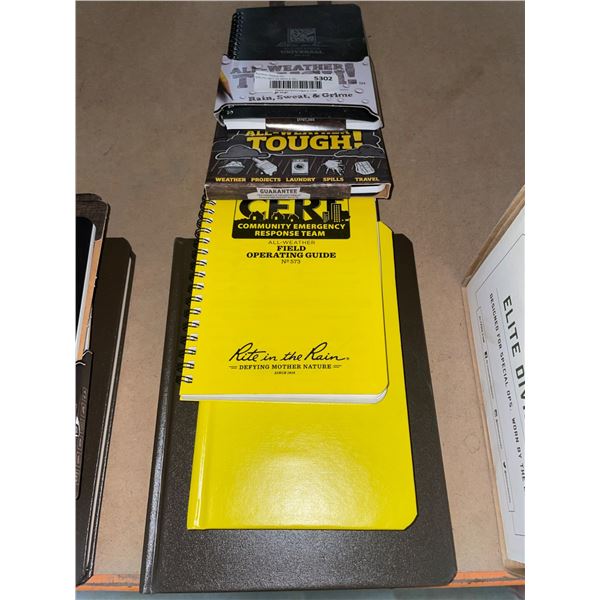 Rite in the Rain All-Weather Writing Notebook Collection LOT OF 5
