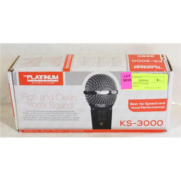 NEW KS 3000 DYNAMIC MICROPHONE