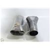 Image 1 : PAIR OF 2" X 7 EXHAUST TIPS