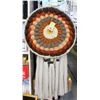 Image 1 : LARGE HANDMADE FUR AND FELT DREAMCATCHER