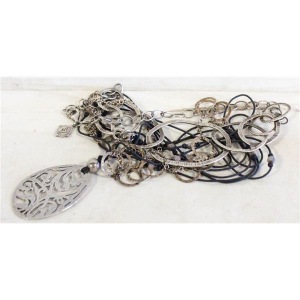 3 NECKLACES CLASPS STAMPED 925