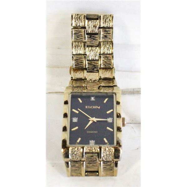 ELGIN DIAMOND WRIST WATCH