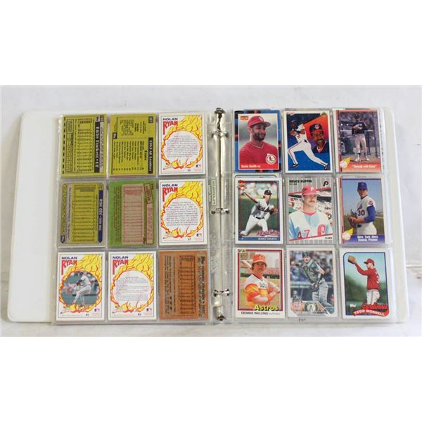 BASEBALL CARDS BINDER