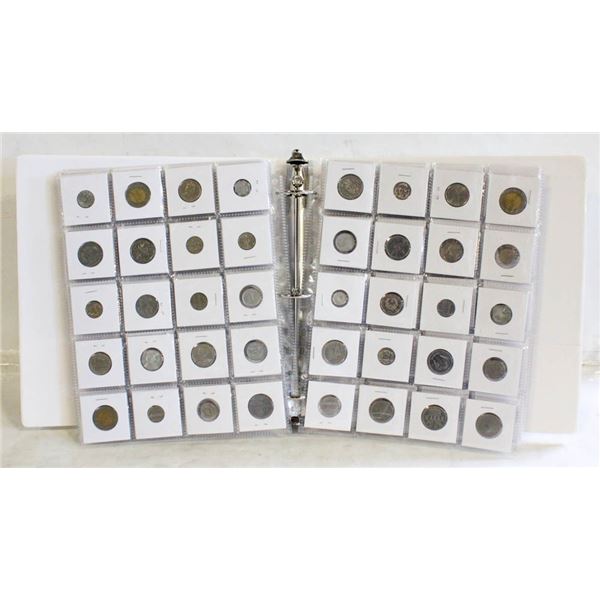 200 COINS 10 PAGES 20 PER PAGE IN PROTECTIVE 2X2'S