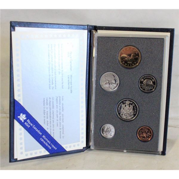 1988 SPECIMEN 6 COIN SET WITH COA