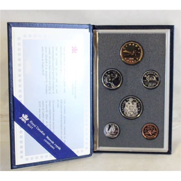 1990 SPECIMEN 6 COIN SET WITH COA