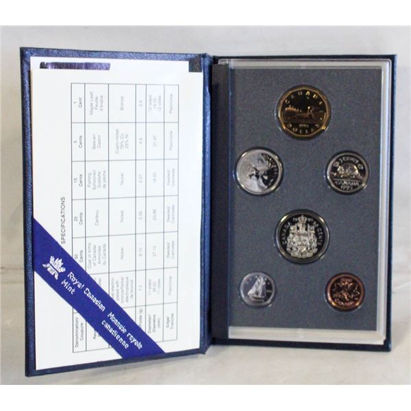 1995 SPECIMEN 6 COIN SET WITH COA