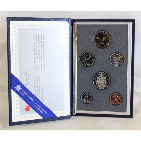 1989 SPECIMEN 6 COIN SET WITH COA