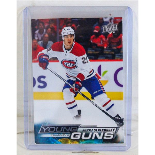 YOUNG GUNS JURAJ SLAFKOVSKY MONTREAL CANADIENS