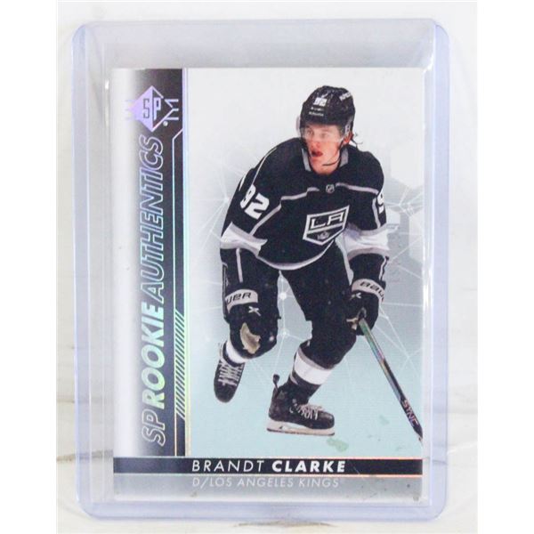 198/299 ROOKIE AUTHENTICS BRANDT CLARKE L.A. KINGS