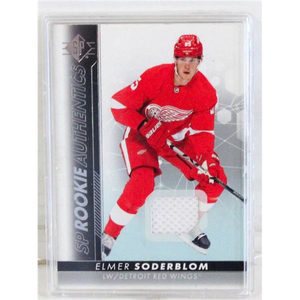 ROOKIE AUTHENTICS PATCH ELMER SODERBLOM DETROIT WI