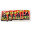 Image 1 : UNOPENED WAX PACKS 6 BATMAN WITH GUM 9 CARDS PER P