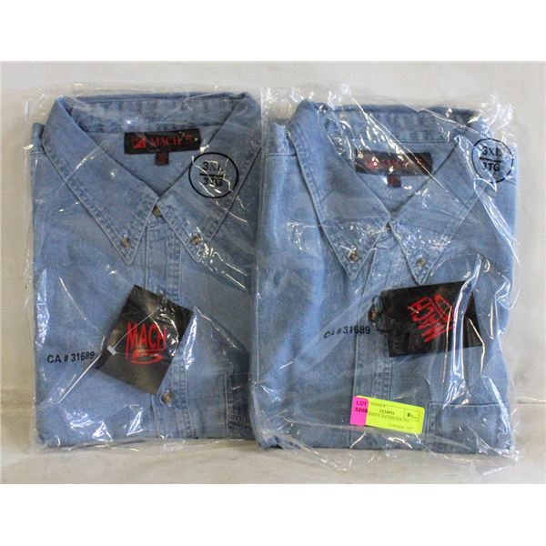 MEN'S SHIRTS 2DENIM SIZE 3XL