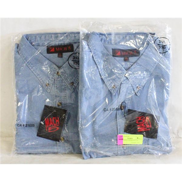 MEN'S SHIRTS 2DENIM SIZE 3XL