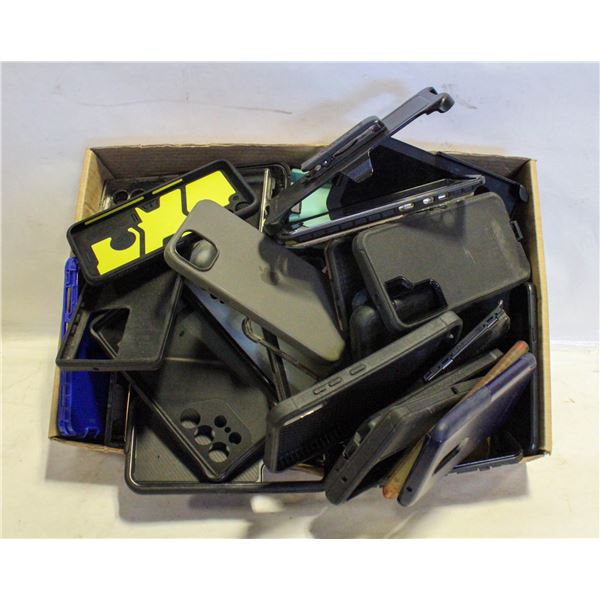 FLAT OF MISC CELL PHONE CASES