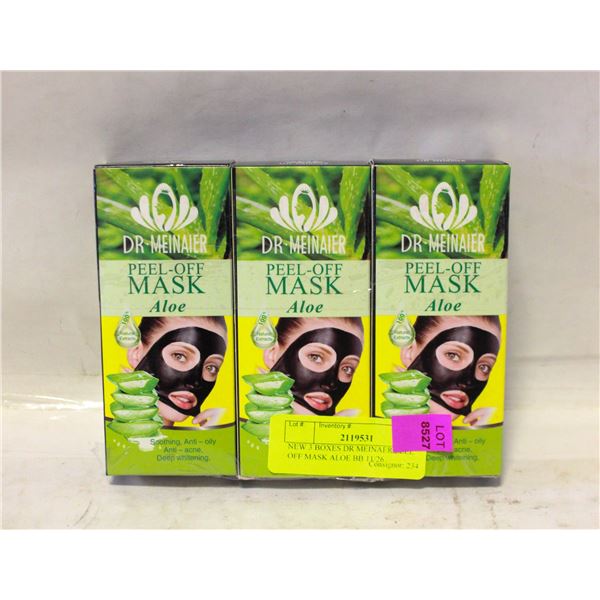 NEW 3 BOXES DR MEINAER PEEL OFF MASK ALOE BB 11/26