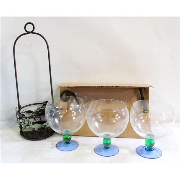 UNUSED - PARTYLITE LOTUS BLOSSOM METALLIC