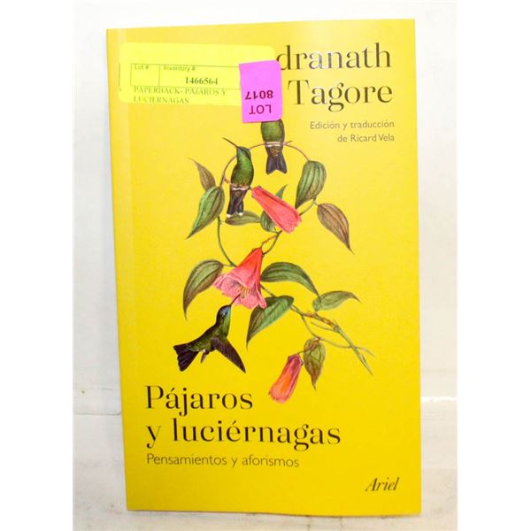 PAPERBACK- PAJAROS Y LUCIERNAGAS