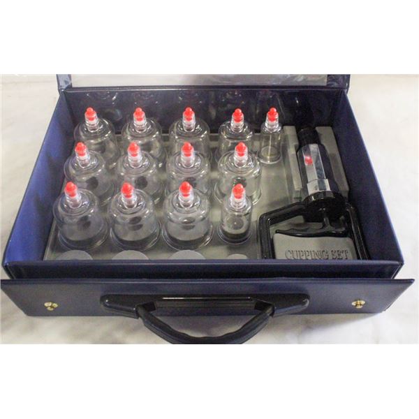 ASIAN CUPPING SET WITH CASE & INSTRUCTIONS