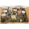 Image 1 : 3 BOX LOT OF GLASS CANNING JARS - ESTATE JARS NOT