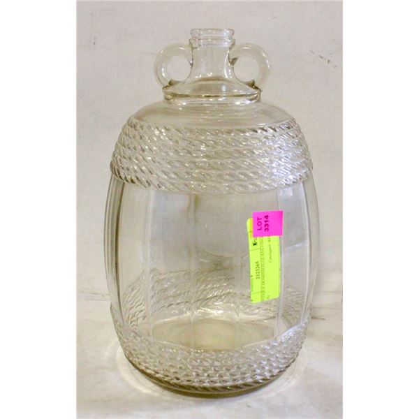 ANTIQUE DOMINION GLASS FINGER JUG