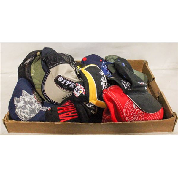 FLAT OF ASSORTED BALL CAP HATS