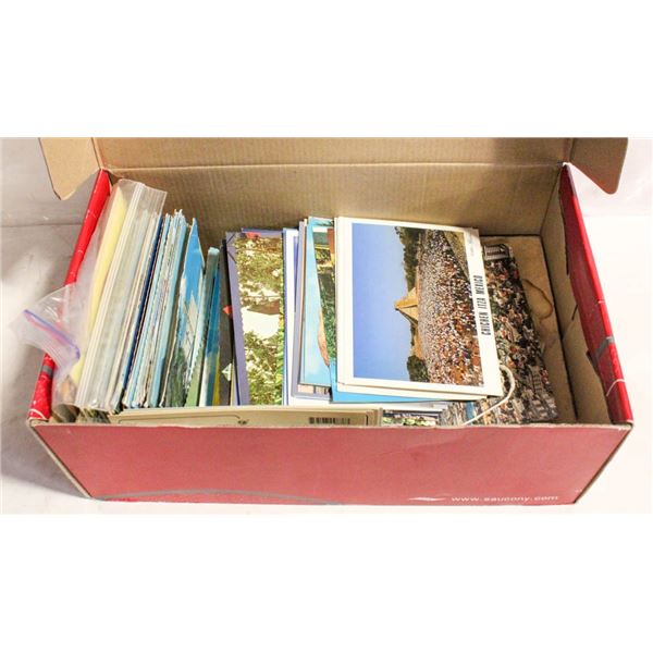 BOX OF ASSTD VINTAGE POST CARDS