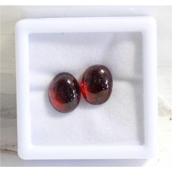#284-NATURAL RED GARNET GEMSTONES 13.84CT