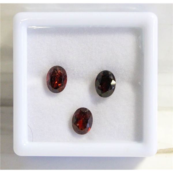 #285-NATURAL RED GARNET GEMSTONES 4.78 CT
