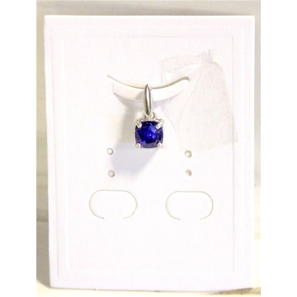 #58-NATURAL BLUE SAPPHIRE PENDANT
