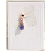 Image 1 : #70-NATURAL BLUE SAPPHIRE & ZIRCON PENDANT