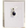 Image 1 : #130-NATURAL BLUE SAPPHIRE PENDANT