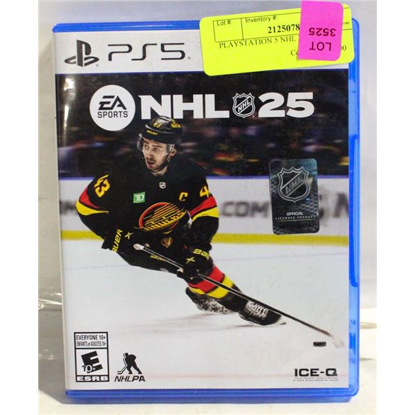 PLAYSTATION 5 NHL 2025