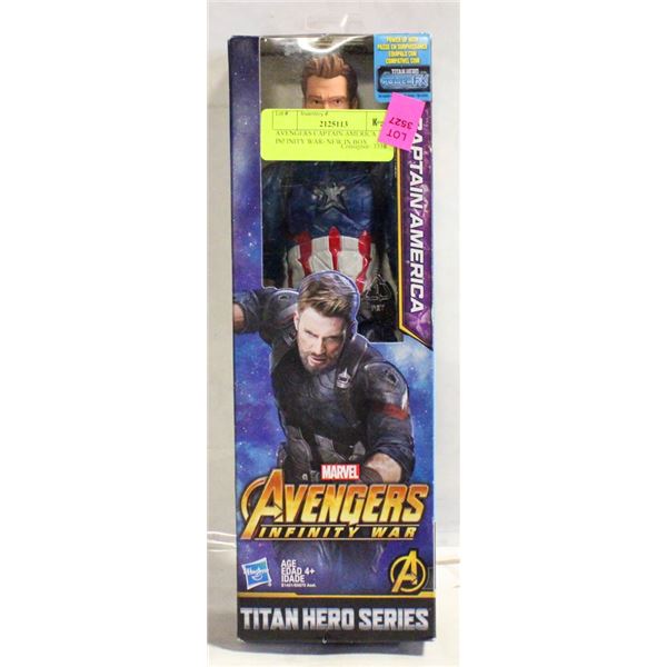 AVENGERS CAPTAIN AMERICA INFINITY WAR- NEW IN BOX