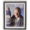 Image 1 : FRAMED OILERS RON LOW AUTOGRAPH SIGNED