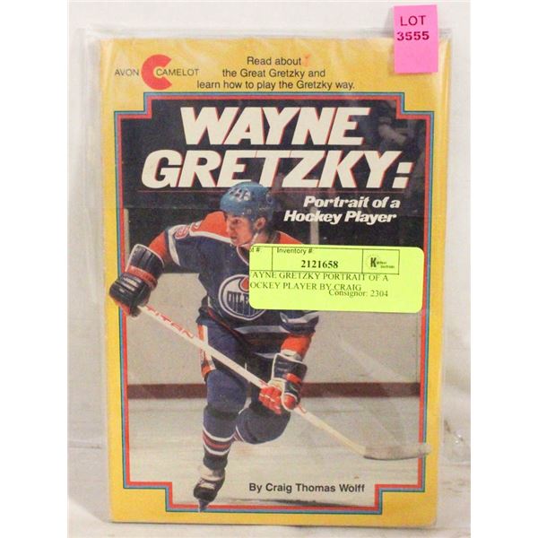WAYNE GRETZKY PORTRAIT OF A HOCKEY PLAYER BY CRAIG