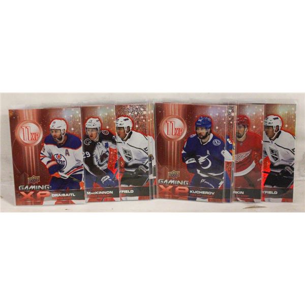 10x 2024/25 UD SERIES 1 GAMING XP CARDS