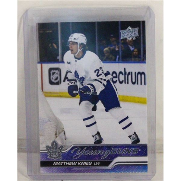 2023-24 UPPER DECK YOUNG GUNS MATTHEW KNIES