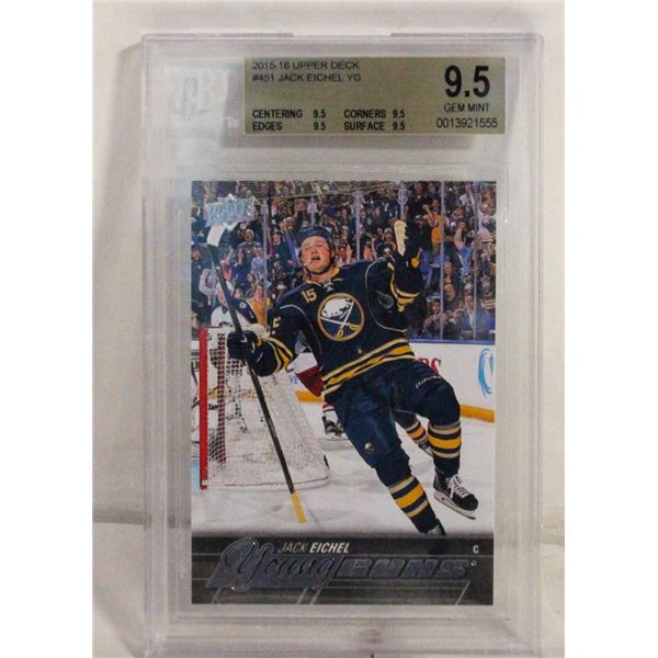 2015-16 UPPER DECK YOUNG GUN JACK EICHEL