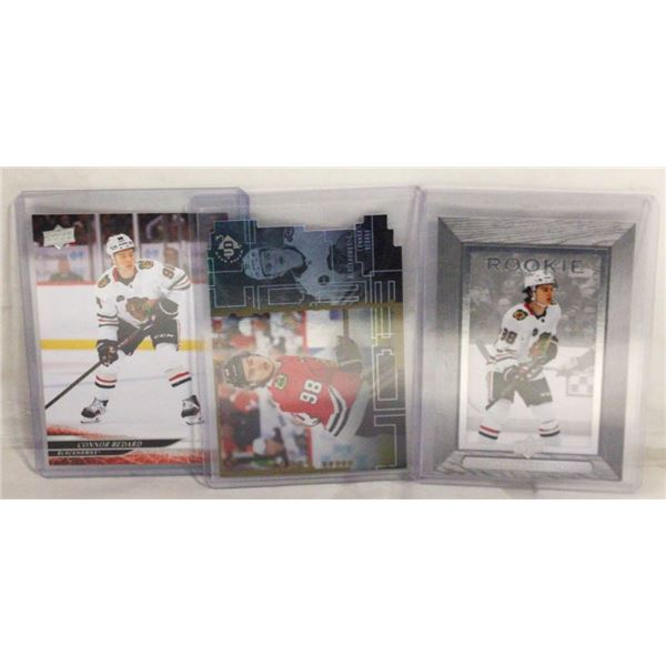 CONNOR BEDARD ROOKIE INSERT LOT PLUS