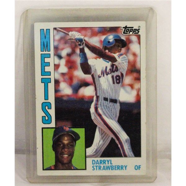 1984 TOPPS DARRYL STRAWBERRY ROOKIE CARD