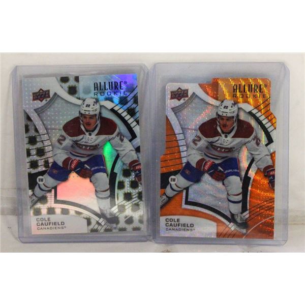 2021-22 ALLURE COLE CAUFIELD ROOKIE LOT