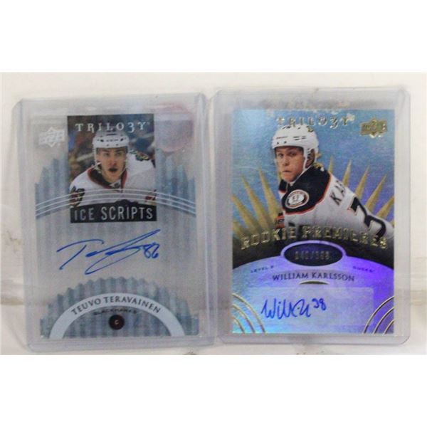 2014-15 TRILOGY ROOKIE AUTO LOT