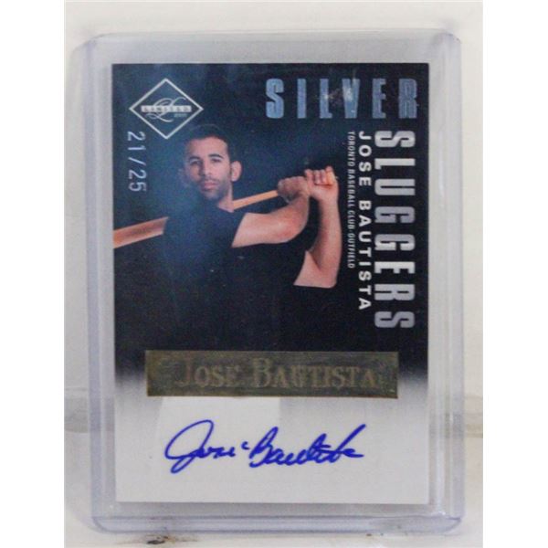 2012 PANINI JOSE BAUTISA SILVER SLUGGERS AUTO