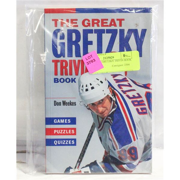 THE GREAT GRETZKY TRIVIA BOOK DON WEEKS