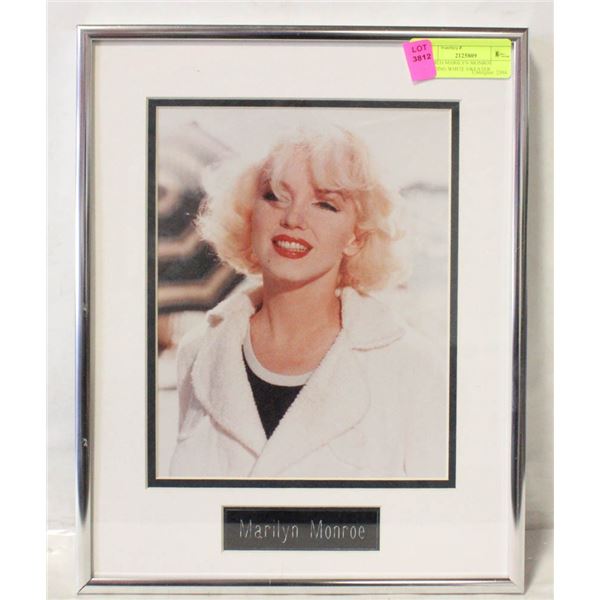 FRAMED MARILYN MONROE WEARING WHITE SWEATER