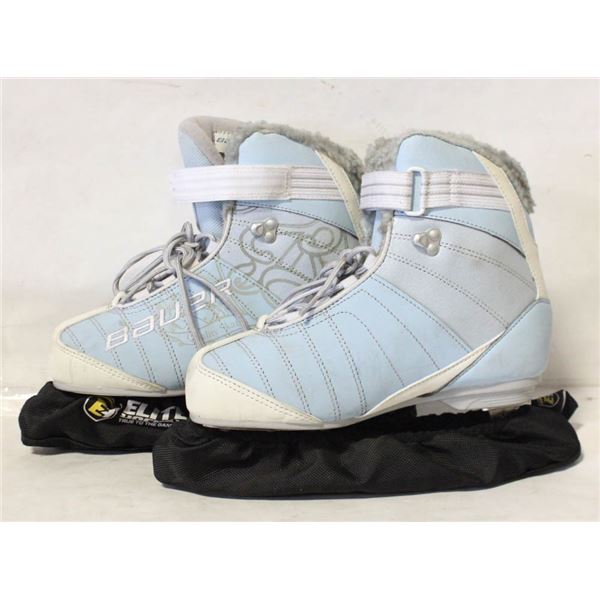 LADIES SZ 7 BAUER SKATES