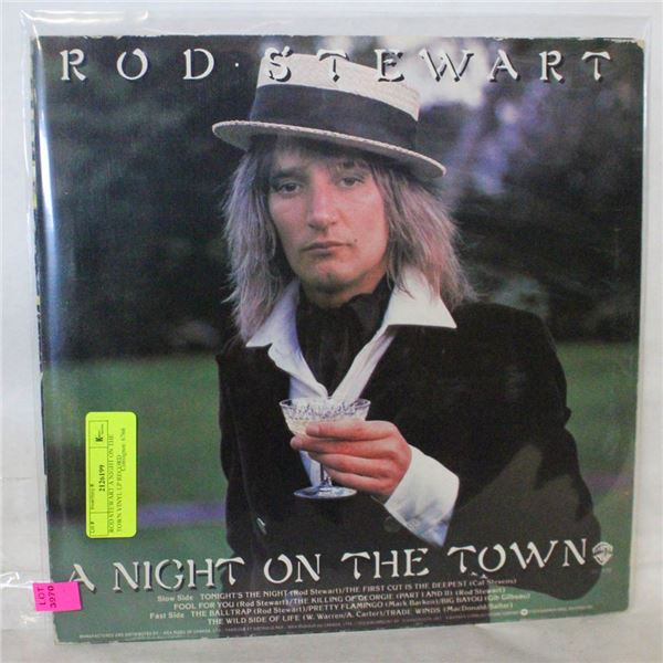 ROD STEWART A NIGHT ON THE TOWN VINYL LP RECORD