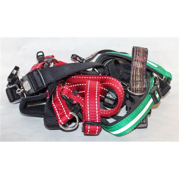 LOT OF DOG COLLARS